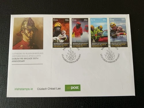 Ireland 2012 #1970-1973 Dublin Fire Brigade - FDC