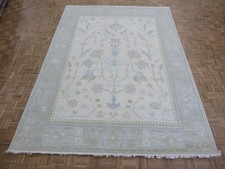 10 x 14'6 Hand Knotted Ivory Modern Oushak Oriental Rug G16827