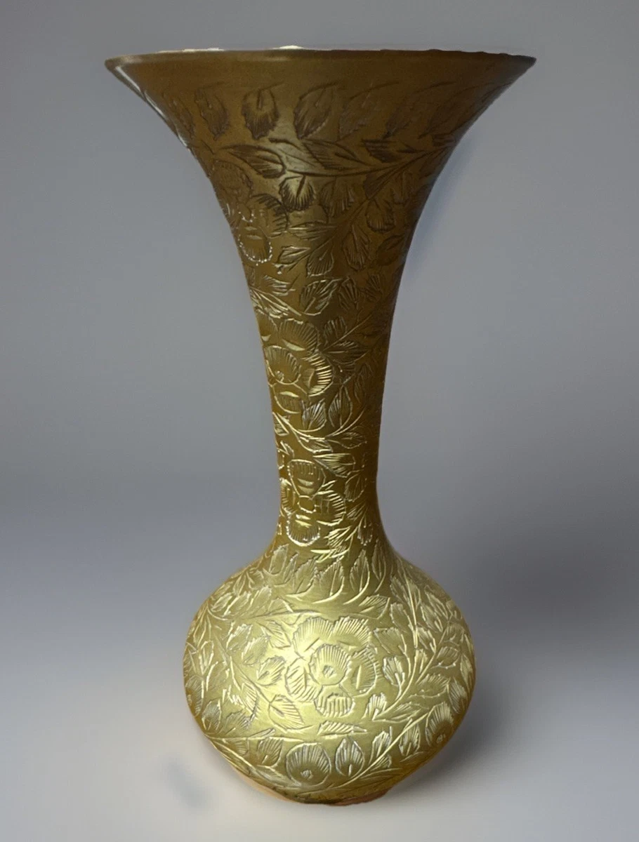 Vintage Brass Vase India Indiana Collectible Vases for sale | eBay