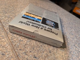 Atari 7800 Tower Toppler New In  Box NIB NOS Sealed Rare