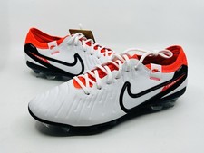 Nike Tiempo Legend 10 Elite FG Men's Orange, Black, White Size 7