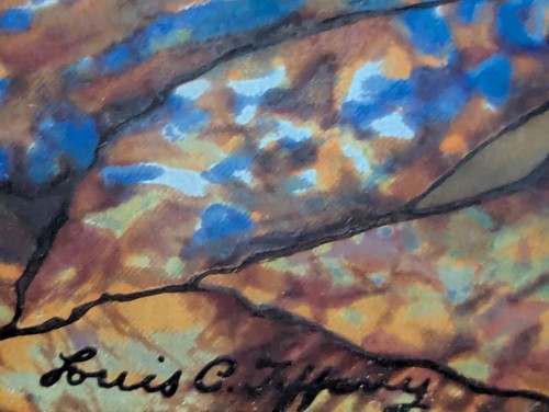 1989 -Louis C. Tiffany - Glassmasters - Stained Glass Suncatcher - Gorgeous Art - Picture 17 of 24