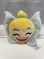 Disney Store Tinkerbell Emoji Plush 6" Doll Mini Fairy 2 Sided