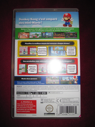 JEU MARIO VS DONKEY KONG NINTENDO SWITCH FR NON IMPORT COMPLET PARFAIT ETAT - Picture 2 of 5