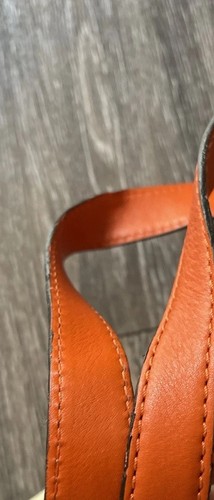 Vintage Michael Kors Signature Brown & Orange Leather Straped Shoulder bag Y2K - Picture 10 of 13