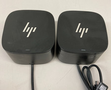 Lot of 2 HP Thunderbolt 120W G2 USB-C Docking Station model HSN-IX01 