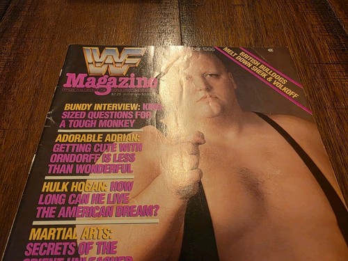WWF Magazine August/September 1986 KING KONG BUNDY - Picture 3 of 13