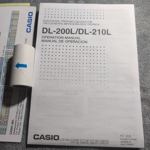 Casio Calculator DL-210L GYB 2 Color Ribbon Printing Heavy Duty 12 Digit - Picture 11 of 18