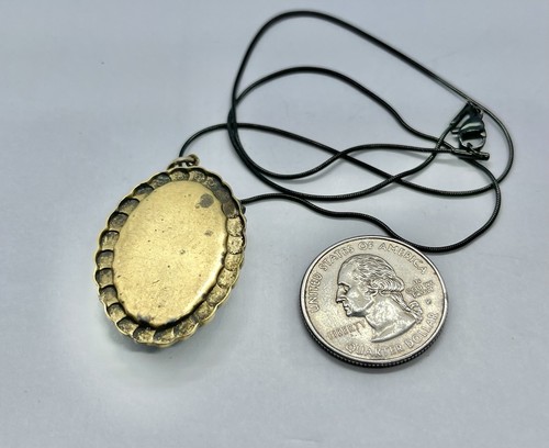 Art Nouveau Momento Mori Black Whitby Jet Faux Pearl Mourning Pendant Necklace - Picture 13 of 13