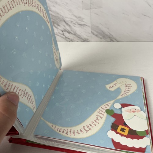 Hallmark Christmas Instant Scrapbook Red Sticker Memory Photo Album 20 Page 6X6" - Picture 5 of 6