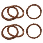  8-teiliger Weihnachts-Weinrebenkranz: 30 cm rustikaler Zweigkranzring –