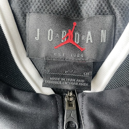 Nike Air Jordan Mens Size Small Team SS Coaches Jacket Black White CV5858-010 - Picture 3 of 7