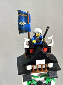 LEGO 6093 Flying Ninja Fortress (Castle) 100% Complete w/Box & Manual 1998 NICE!