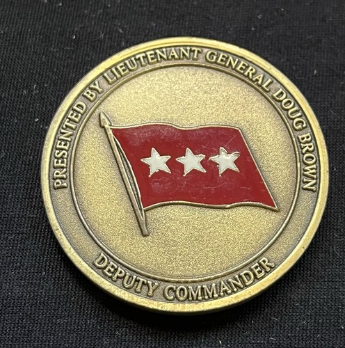 SSOCOM Challenge Coin - Lt. Gen. Doug Brown Commander Red Flag 3 Star Design - Bild 3 von 6