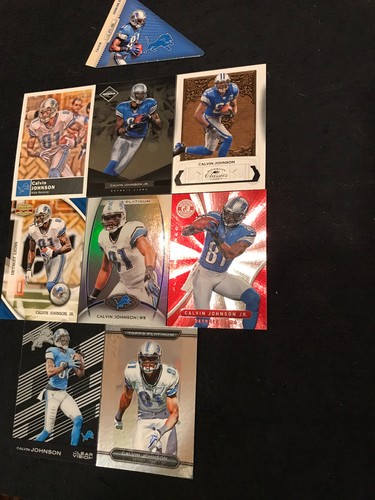 ( 9 ) Calvin Johnson Football Lot Limited #d/499-Platinum Red-Pennant-Gridiron + - 第 4/4 張圖片