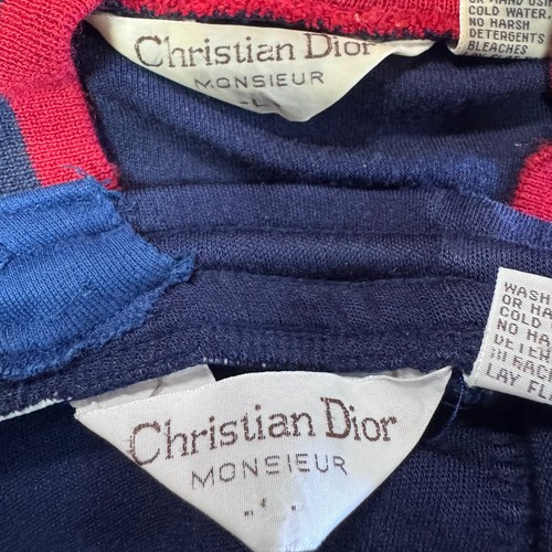 Conjunto de chándal chaqueta sudadera Christian Dior vintage años 80 - para hombre talla L azul - Imagen 2 de 6
