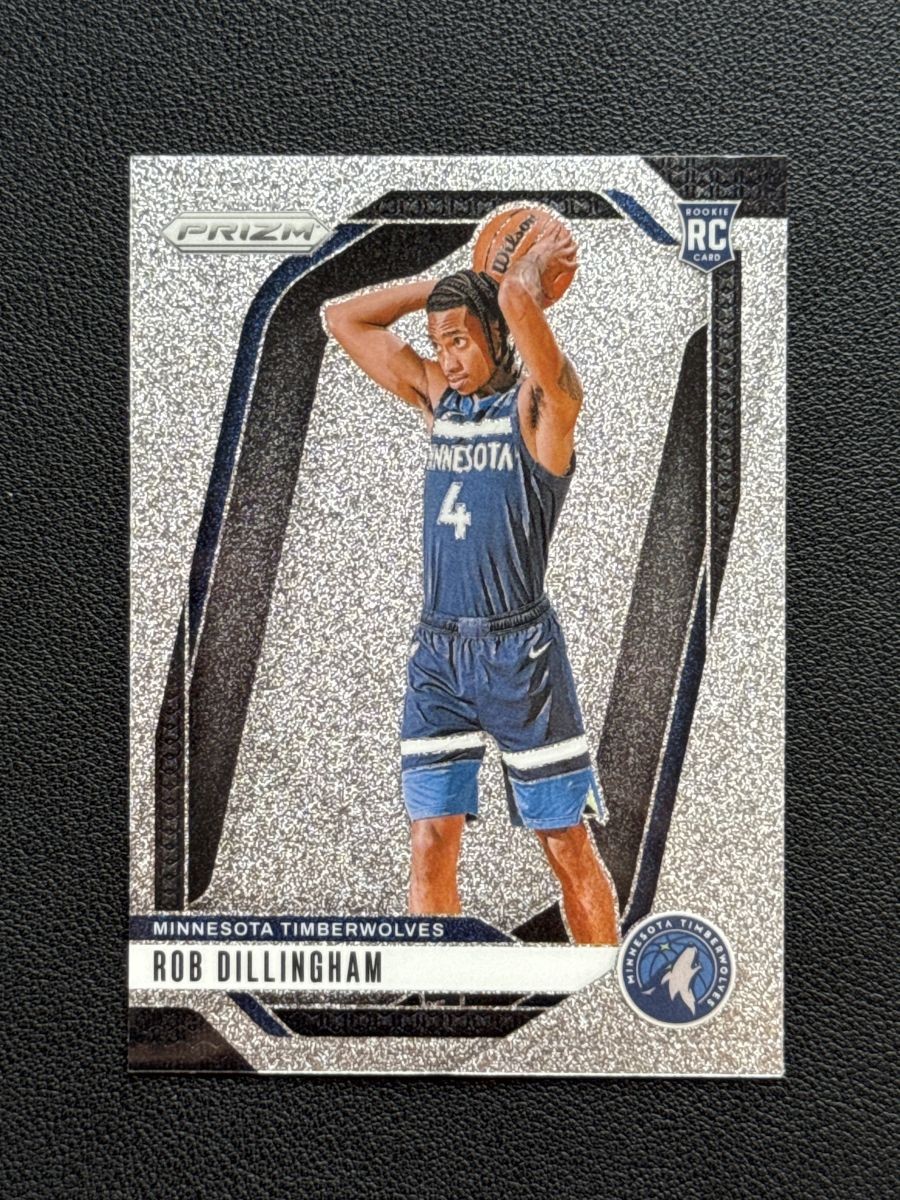 2024-25 Panini Prizm Glitter Prizm Rookie Rob Dillingham RC #250 SSP
