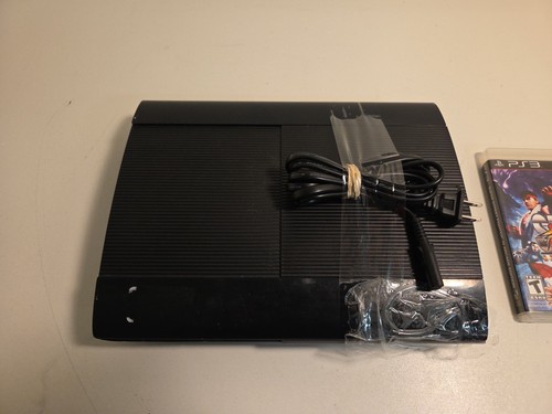Sony PlayStation 3 PS3 Super Slim 250GB CECH-4001B Konsole Kabel & Spiel GETESTET - Bild 2 von 7