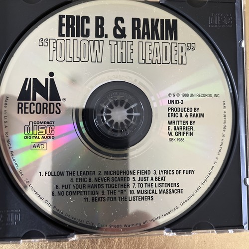 Eric B & Rakim - Follow The Leader CD Album - Picture 4 of 5