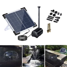 High-Power Solar Landscape Fountain 17V 10W Equipment Solar Water Pump Garden Fo