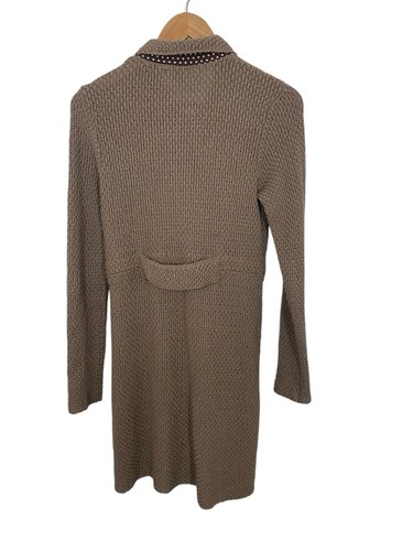 Boden Womens Long Sweater Cardigan Brown Size 10 - Picture 7 of 7