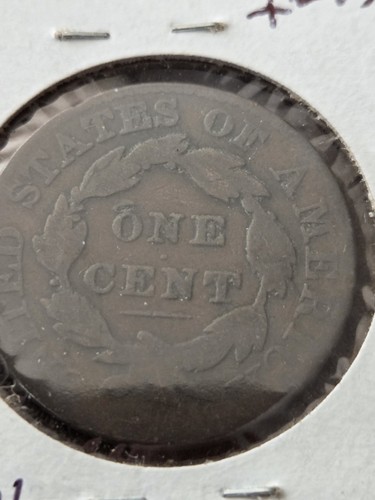 1825 CORONET HEAD LARGE CENT IN VERY GOOD CONDITION - Picture 4 of 8