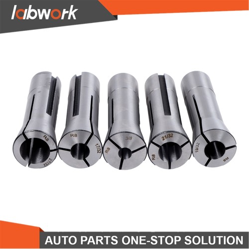 Labwork R8 Round Collet Set 25pc - 0.0005" TIR Ultra Precision Industrial - Picture 14 of 24