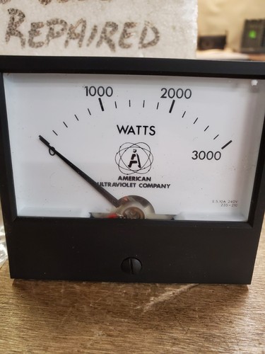 Crompton Instruments American Ultraviolet Company 3000 vatios medidor, E.S. 10A 240V - Imagen 2 de 13