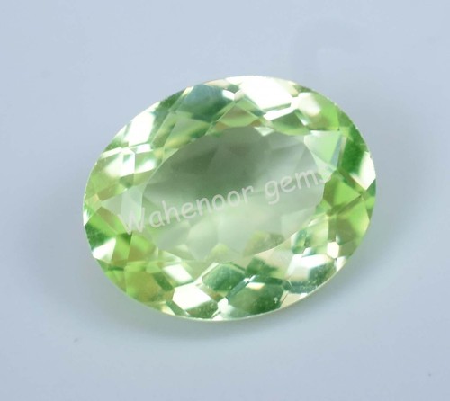 4.30 Ct Natural Green Peridot Oval Shape VVS Pak Gemstone AGL Certified - Picture 2 of 7