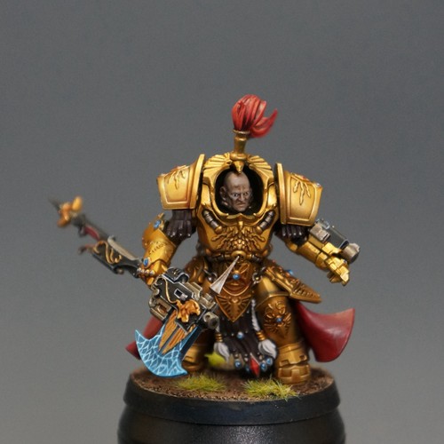 Custodian Wardens Vexilus Praetor Painted Warhammer 40K Adeptus Custodes 54mm - Picture 5 of 13