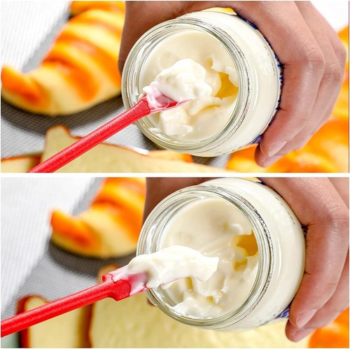 6 Stück Mini Spatel Silikon, (Metallkern) Wiederverwendbar 13*4, C-6 Stück* 446°F  - Bild 2 von 6