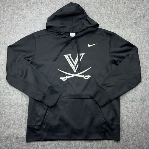 Nike Hoodie Herren Large Schwarz University of Virginia Cavaliers UVA Team Issued L - Bild 2 von 9