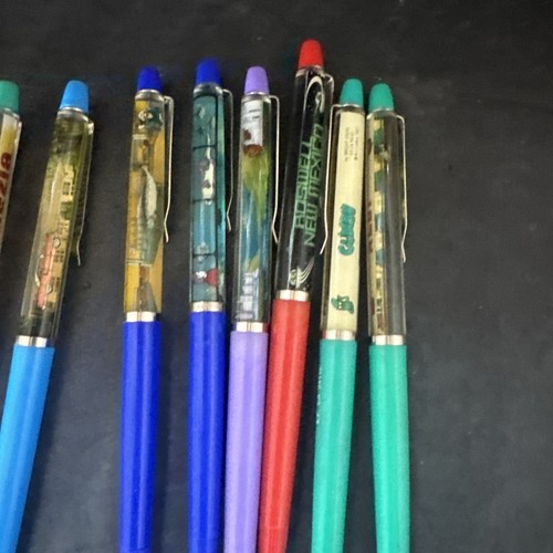 Vintage Floaty Float Pen Lot of 12 Various City’s Ozark’s Graceland Gumby @ More - Picture 7 of 8