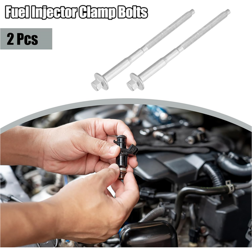 2Pcs/Set Silver Injector Clamp Bolts Replacement For Ford Transit MK7 2006-2011 - Picture 9 of 9