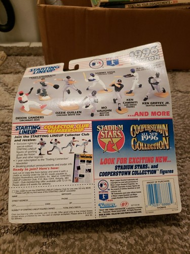 Starting Lineup 1996 Edition Frank Thomas Chicago White Sox with Card - Imagen 4 de 4