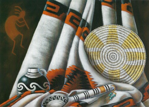 Southwest Flair Sharon Teal-Coray Decorative Painting Book Instructions Patterns - Picture 4 of 4