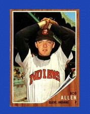 Near-Mint++++ To Mint 1962 Bob Allen Topps Baseball Card #543/Indians