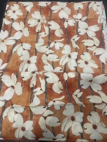 Michael Miller Dogwood Stripe fabric from Laura Gunn Poppy Collection Vintage - Picture 2 of 2