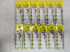 12 Packs, Mack's Smile Blade Super Slow Death Rig, Sparkle Pink/Purple,  NEW!