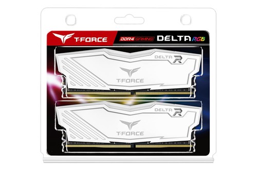 Team RGB WHITE light-emitting type DDR4 3200Mhz PC4-25600 16GB x 2 32GB kit 676 - Picture 3 of 5