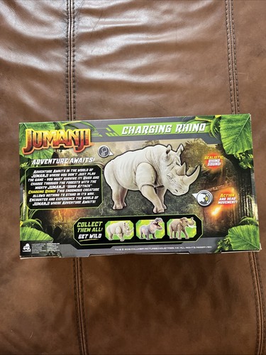 Jumanji Charging Rhino with Sounds and Moving Head & Mercenary New! - Picture 2 of 2