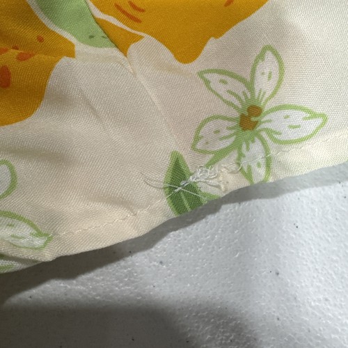 RACHEL ZOE Plus 2X Top Citrus Tropical Print Shirt Bluse Tunika Flatterärmel - Bild 11 von 12