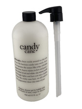 Philosophy Candy Cane Shampoo Shower Gel Bubble Bath 32 Oz Sealed+Pump Original 0.96 per gallon