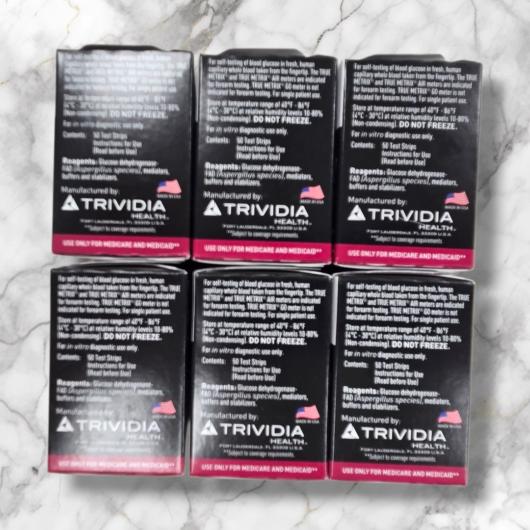 TRUE METRIX Blood Glucose Test Strips 300 ct (6x50ct) Exp: 12/14/2025