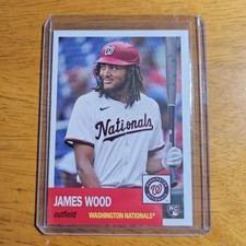 2025 Topps Heritage James Wood #H25-2 25th Anniversary RC