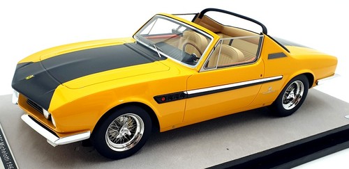 Tecnomodel 1/18 Scale TM18-130C - 1967 Ferrari 330 GTS Spyder - Yellow/Black - Picture 1 of 5