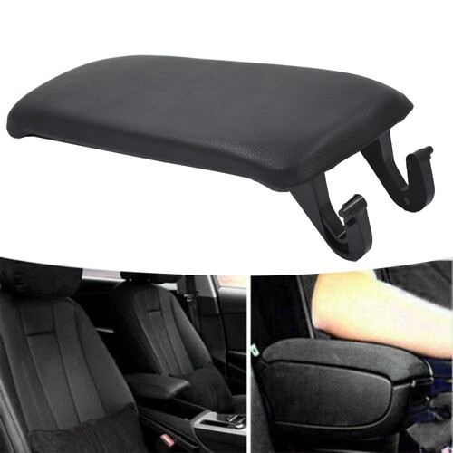 Lid Cover Leather Armrest Center Box Console Fit For 04-08 Audi A4 S4 B7 Black - Picture 4 of 11