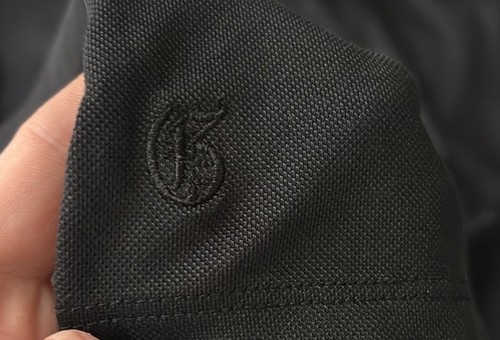 Greyson Men’s Performance Long Sleeve Golf Polo Black Size Large - Picture 8 of 8
