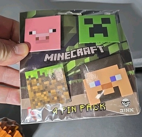 Posten 4 neue Mindcraft Artikel - Blindbox, Spawn Ei, 4 Pin Pack & Gummi Armband - Bild 5 von 5