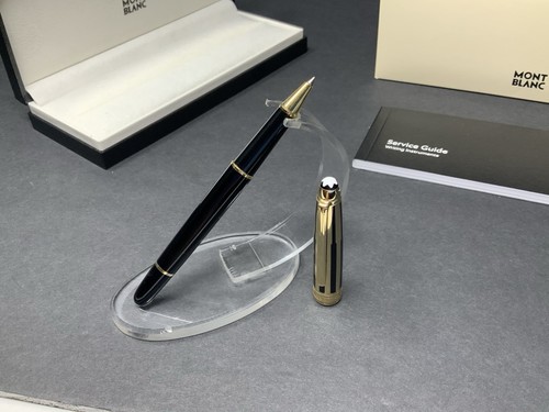 Montblanc Meisterstück Solitaire Doue Black And Gold Rollerball Pen - Picture 13 of 15